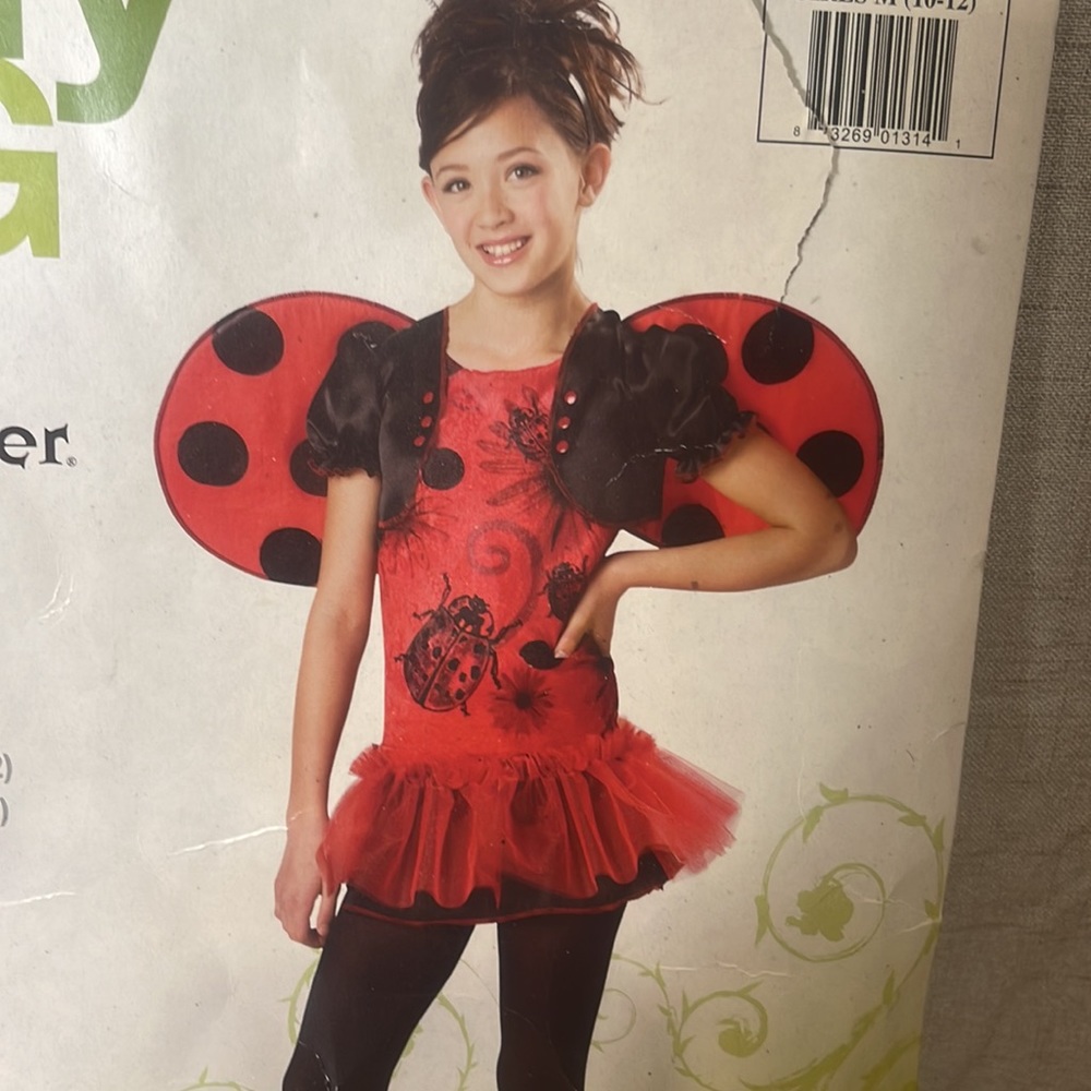 NWT lady bug costume (no leggings or antennas)